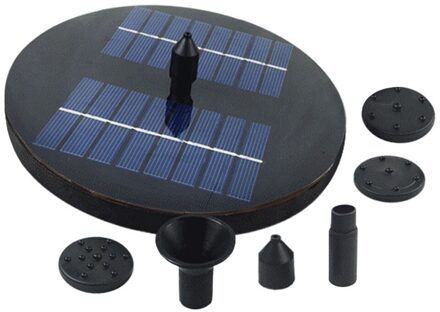 1.6 W Solar Waterpomp Outdoor Sproeisysteem Dompelpomp Water Fontein Voor Vijver Aquarium Fonteinen Uitloop Tuin Patio
