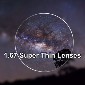 1.67 Single Vision Lenzen Voor Mannen en Vrouwen Clear Optische Enkele Visie Lens HMC, EMI Asferische Anti UV