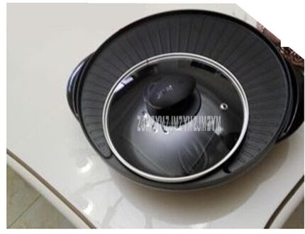 1.6L Capaciteit BBQ Barbecue Roosteren Hotpot Fornuis Elektrische Multi Cooker Huishoudelijke non-stick Elektrische Pot Koken Machine