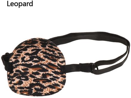 1/6Pcs Juiste Astigmatisme Bijziendheid Amblyopie Eyed Kind Modellen Enkele Bril Slapen Oogmasker Vision Care 1stk-luipaard