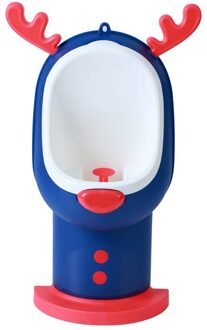 1-6Y Baby Jongens Potje Kids Urinoir Herten Kinderen Toilet Training Urinoir Stand Haak Pee Trainers Pot Blauw