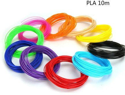 1.75mm 10 meters ABS Filament Sample For FDM 3D Printer Consumables Pen Material Printing Supplies