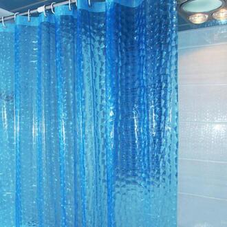 1.8*1.8m Moldproof Waterdichte 3D Verdikte Badkamer Bad Douche Gordijn Blauw / 180*180 cm