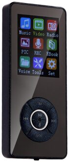 1.8 inch kleurenscherm Matte materiaal body Bluetooth MP3 Speler Media FM Radio Recorder HIFI Sport Muziek Speakers Blauw