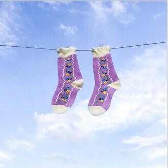 1-8 Jaar Herfst En Winter Golf Kleine Bloemen Sokken Jongens En Meisjes Babysokjes b / 3-5 year