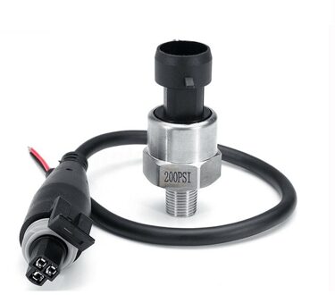 1/8 Npt Rvs Druk Transducer Sender Sensor Gas Olie Druk Zender 200PSI