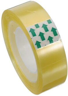 1.8Cm * 20M Transparant Geel Tape Transparante Tape Briefpapier Tape Tape Mini Kantoor Verpakking V1S6
