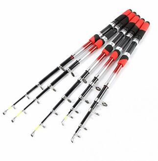 1.8M-4.5M Telescopische Hengel Draagbare Frp Hand Hengel Outdoor Zee Vissen Spinning Staaf Hand Vissen visgerei Lokken Hengel 2.4 m