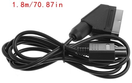 1.8M/6FT Scart Kabel Av Tv Video Voor Nintendo Snes Gamecube N64 Console Compatibel Met Ntsc Systeem