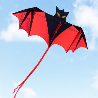 1.8M 70in Vampier Kite Rood Makkelijk Te Vliegen Kids Vliegers Speelgoed Outdoor Fun Sport Vliegen Speelgoed Voor kinderen Vliegers Voor Volwassenen