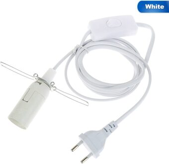 1.8M Netsnoer Kabel E14 Lampvoeten Eu Plug Met Schakelaar Draad Voor Hanger Led Lamp E14 Hanglamp Schorsing socket Houder