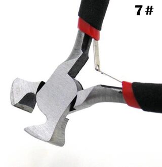 1/8Pcs Sieraden Diy Maken Kralen Mini Tang Gereedschap Kit Set Ronde Platte Lange Neus BOM666 7