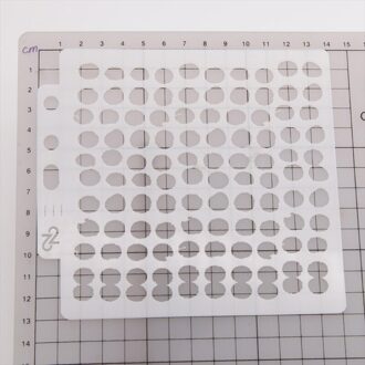 1/9Pcs Plastic Cakevorm Stencils Template Schilderen Scrapbooking Embossing Stempel M17D 11