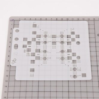 1/9Pcs Plastic Cakevorm Stencils Template Schilderen Scrapbooking Embossing Stempel M17D 12