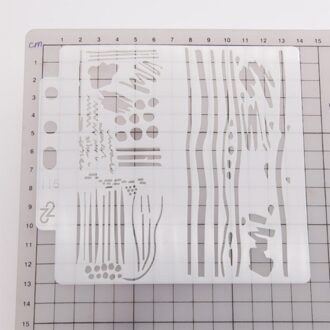 1/9Pcs Plastic Cakevorm Stencils Template Schilderen Scrapbooking Embossing Stempel M17D 15