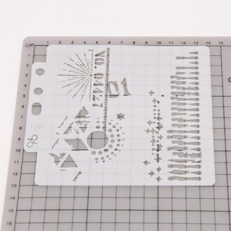 1/9Pcs Plastic Cakevorm Stencils Template Schilderen Scrapbooking Embossing Stempel M17D 18