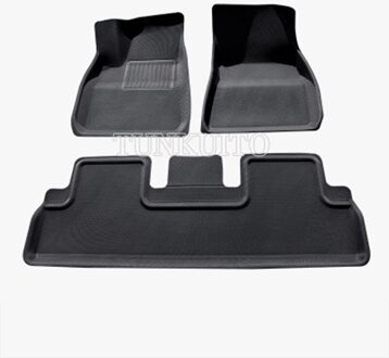 1 * Accessoires Speciale Volledig Omgeven Voet Pad Voor Tesla Model 3 Auto Waterdicht Antislip floor Mat Tpe Xpe Gemodificeerde links