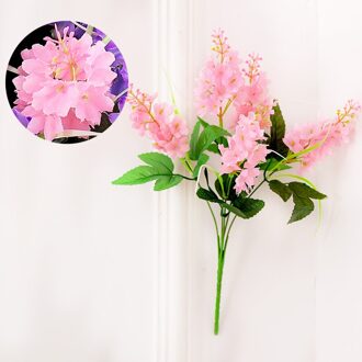 1 Boeket Kunstmatige Plant Provence Lavendel Bloemen Ambachten Bloem Muur Decoratie Thuis Woonkamer Bruiloft Decor nee.2