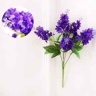 1 Boeket Kunstmatige Plant Provence Lavendel Bloemen Ambachten Bloem Muur Decoratie Thuis Woonkamer Bruiloft Decor nee.3