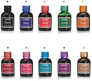 1 Bottle Pure Colorful 30ml Fountain Pen Ink for Refilling Inks Stationery School Office Supplies