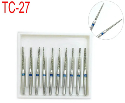 1 Box Dental Diamond Burs Drill Super Coarse Dia-burs for High Speed Handpieces Teeth Whitening Polishing Tools TC-27