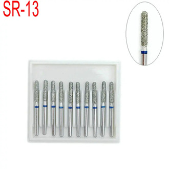 1 box Dental FG Burs Dental Burs Diamond Drills 1.6mm Shank for High Speed Handpiece Dentist Tool SR-13