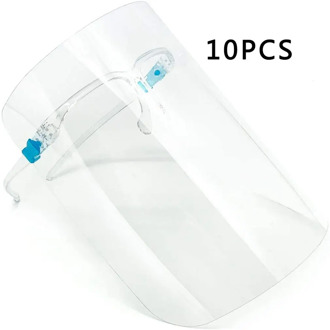 1 box Full Face Shield glasses frame protective mask wear glasses anti-fog anti-splash mask Face mask