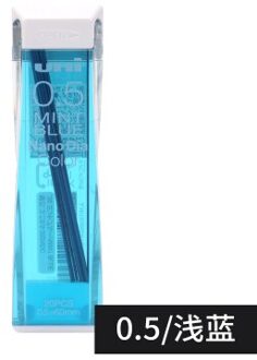 1 Buis Japan Uni Nano Dia Kleur 202NDC Gekleurde Mechanische Potlood Grafiet Leads 0.5Mm Schrijven Tekening Kantoor Schoolbenodigdheden 1 Tube munt blauw