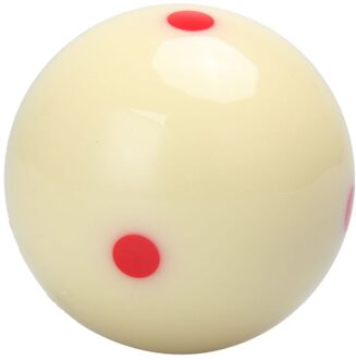 1 * Cue Bal 5.72cm 2 1/4 "Rode 6 Dot-Spot Measle Zwembad-Biljart Praktijk Training cue Bal