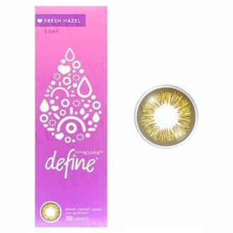 1 Day Define Fresh Lacreon Color Lens Fresh Hazel 30 pcs P-5.00 (30 pcs)