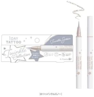 1 Day Tattoo Liquid Eyeliner Twinkle Collection 01 Twinkle Snow