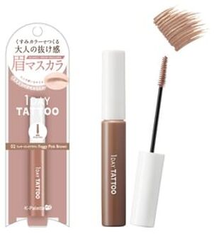 1 Day Tattoo Nuance Brow Mascara 02 Foggy Pink Brown