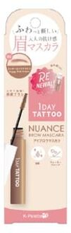 1 Day Tattoo Nuance Brow Mascara A 02 Foggy Pink Brown