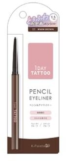 1 Day Tattoo Pencil Eyeliner 03 Warm Brown