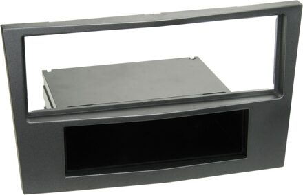 1-DIN Paneel met aflegbakje. Opel Astra/ Antara/ Zafira Kleur: Charcoal Metallic 281230241