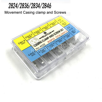 1 Doos Beweging Behuizing klem en Schroeven Horloge Beweging Reparatie Deel voor ETA 2836/2834/2846/2834