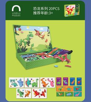 1 Doos Kinderen Magnetische Puzzel Multifunctionele Vroege Onderwijs Intellectuele Ontwikkeling Verlichting Speelgoed 01