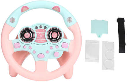 1 Elektronische Stuurwiel Speelgoed Met Licht Simulatie Auto Rijden Geluid Stuurwiel Kids Kinderen Muziek Educatief Speelgoed 6