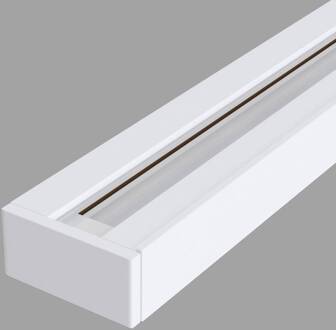 1-fase rail Track in wit, 100 cm