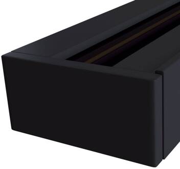 1-fase rail Track in zwart 1.000 mm