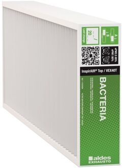 1 Filter Bacteriën Voor Aldes Inspirair® Top