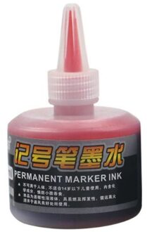 1 Fles 50Ml Refill Inkt Voor Bijvullen Inkt Markeerstift Zwart Rood Blauw 3 Kleuren School Kantoorbenodigdheden