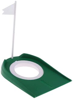1 Golf Praktijk Putting Mat Met Gat En Logo Indoor/Outdoor Sport Golf Kantoor Draagbare Putter Groene Praktijk Deken kit 1228
