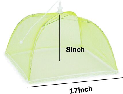 1 Grote Pop-Up Mesh Screen Beschermen Voedsel Cover Tent Dome Net Paraplu Picknick Gevouwen Mesh Anti Fly Mosquito paraplu