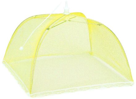 1 Grote Pop-Up Mesh Screen Beschermen Voedsel Cover Tent Dome Net Paraplu Picknick Gevouwen Mesh Anti Fly Mosquito paraplu
