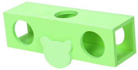 1 Hamster Wip Emmer Speelgoed Houten Tunnel Buis Huisdier Speelgoed Muis Woestijnrat Klimmen Speelgoed Luxe Hamster Gouden Beer Speelgoed Alice buis