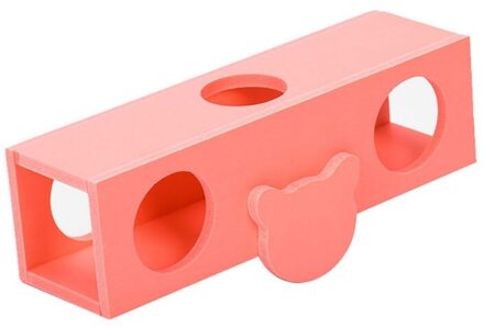 1 Hamster Wip Emmer Speelgoed Houten Tunnel Buis Huisdier Speelgoed Muis Woestijnrat Klimmen Speelgoed Luxe Hamster Gouden Beer Speelgoed Alice buis