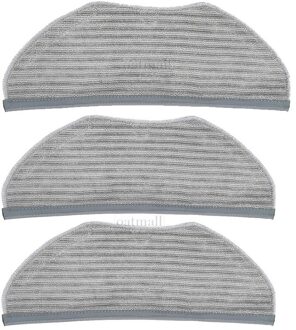 1 Hepa Filter + 1 Mop Doek Vod + 2 Zijborstels Voor XIAOMI MIJIA G1 MJSTG1 Mi Robot Vacuüm-Mop Essentiële Xaomi Xiomi Accessoire grijs