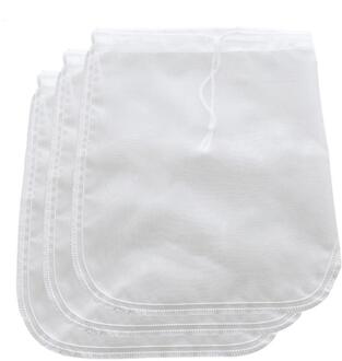 1 * Herbruikbare Nylon Mesh Voedsel Netto Zeef Filter Zak Voor Moer Vruchtensap Melk Koud Brouwen Koffie Keuken Praktische gereedschap 23*30 Cm