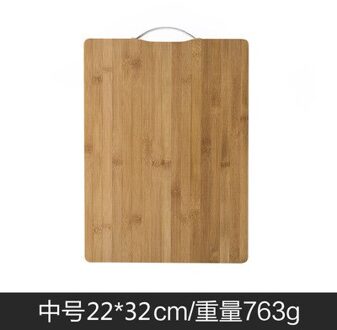 1 Houten Snijplank Bamboe Kan Hangen Dikke Natuurlijke Snijplank Keuken Koken Snijden Pizza Board 32x22cm